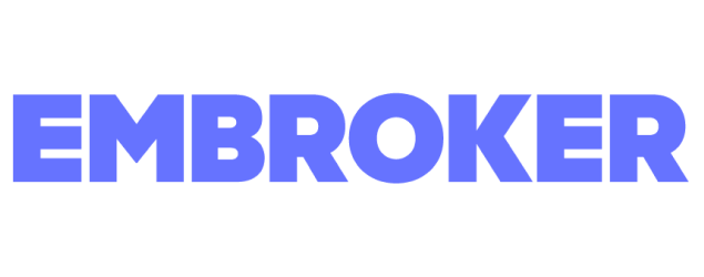 Embroker logo.