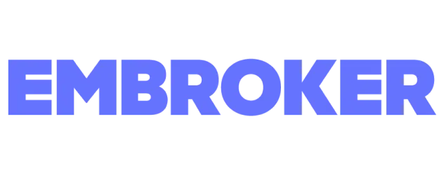 Embroker logo.