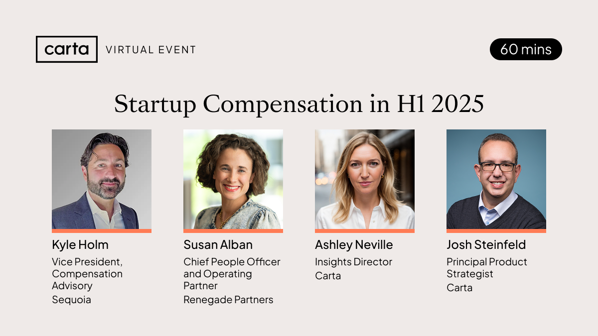 [VE] Startup Compensation in H1 2025