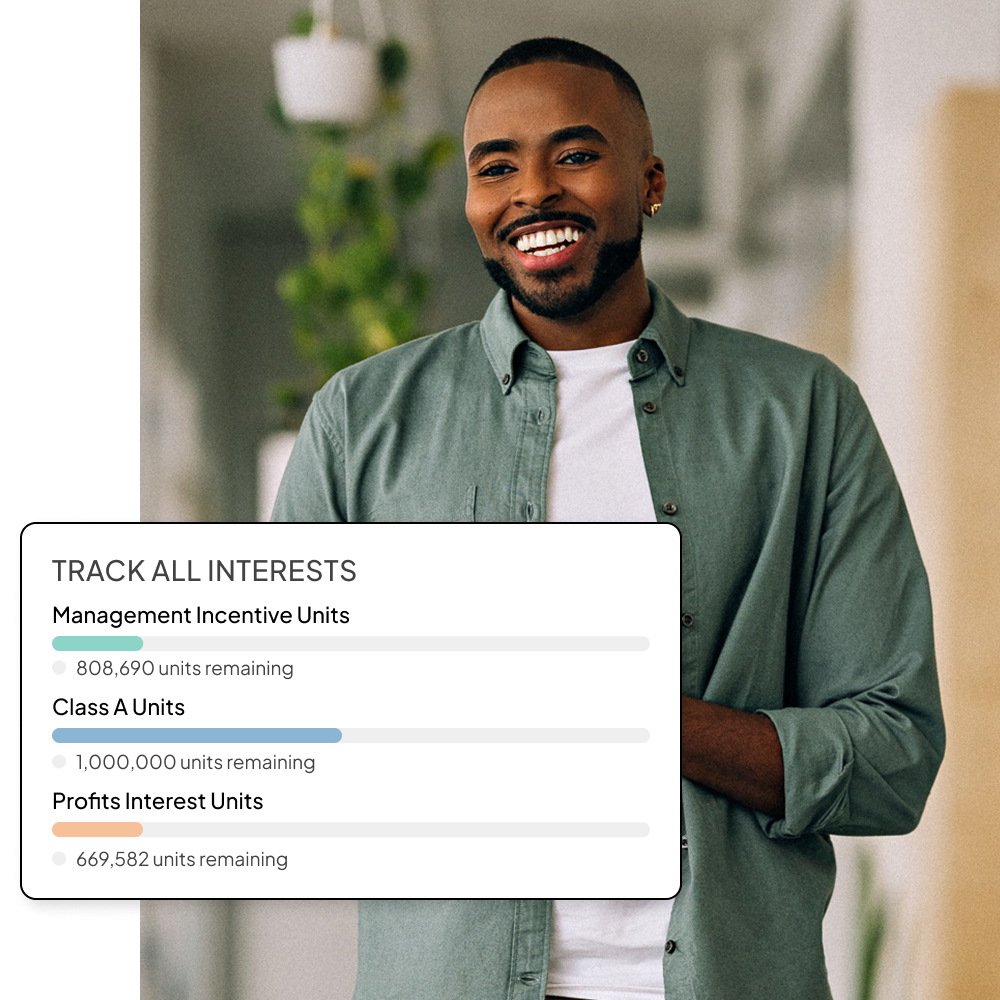 Benefit Asset | Cap table - LLC | "  Automate equity management" | US