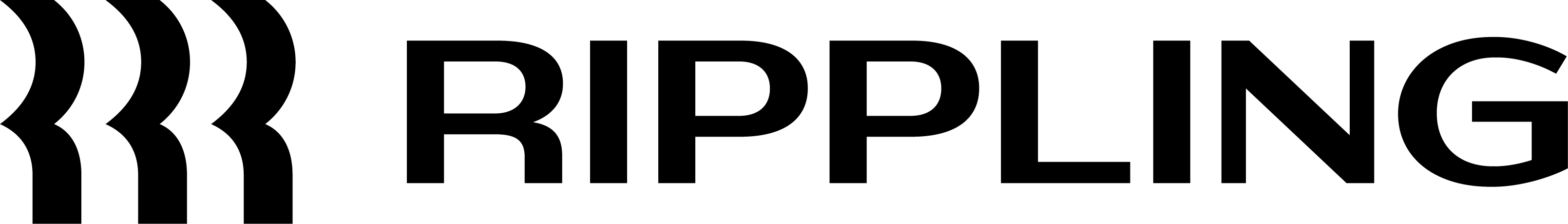 Rippling logo.