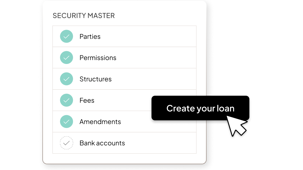 Loan Ops - Media Asset | Feature | "Security Master" | All regions