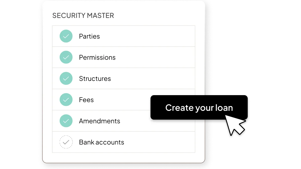 Loan Ops - Media Asset | Feature | "Security Master" | All regions