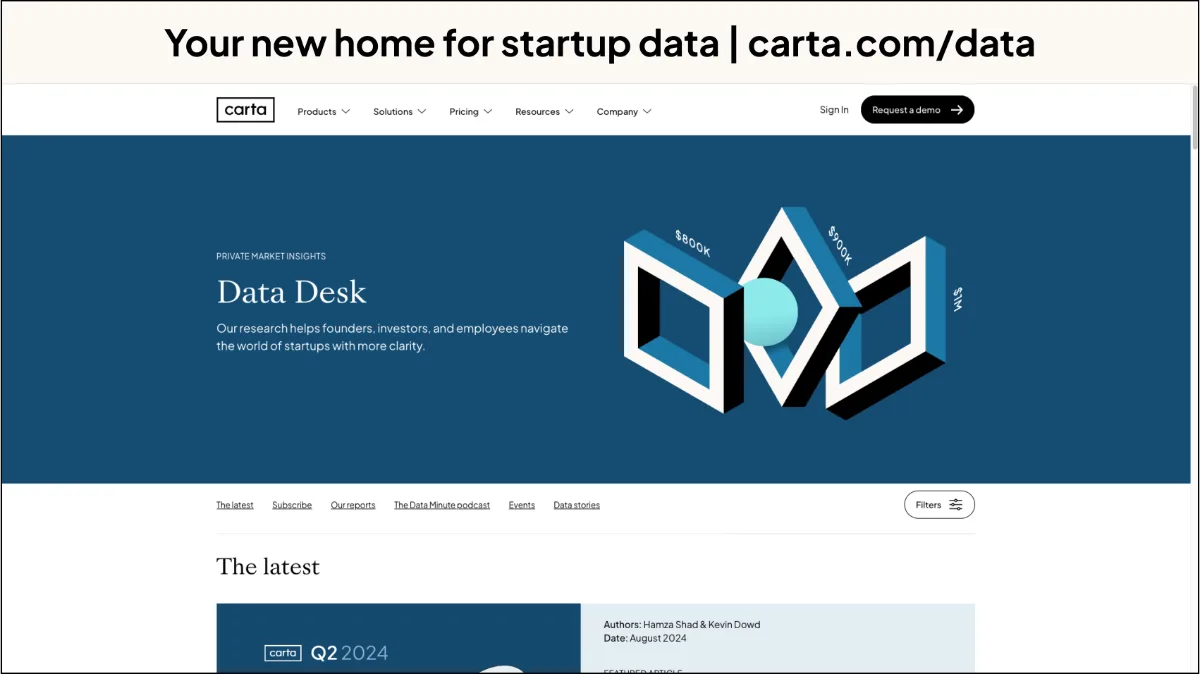 A new home for startup data