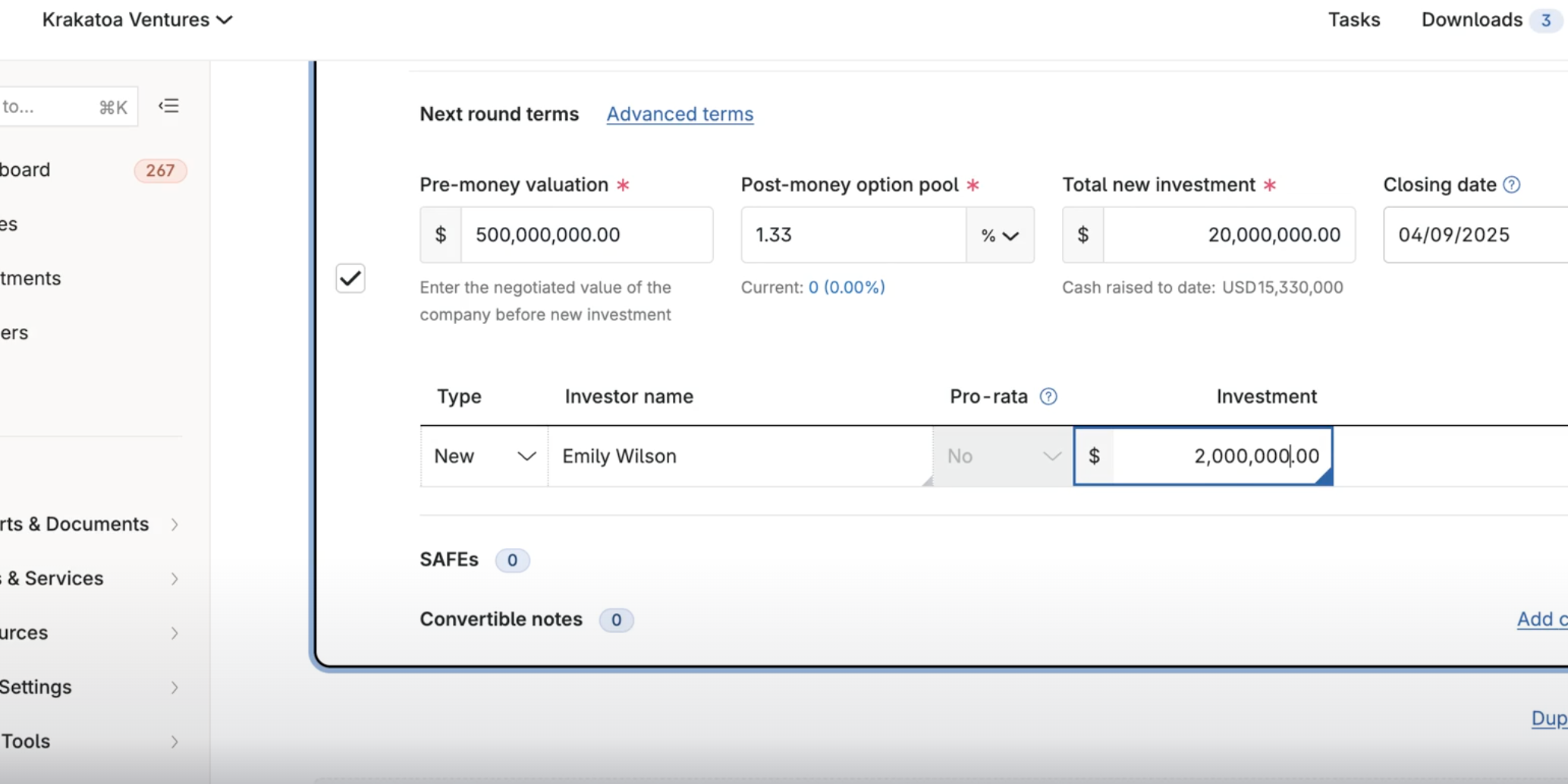 Tour Asset | VC | Model Investment Outcomes