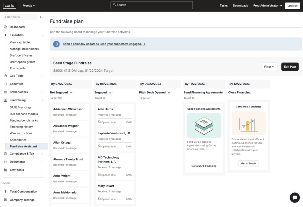 How to streamline your fundraising process with Carta