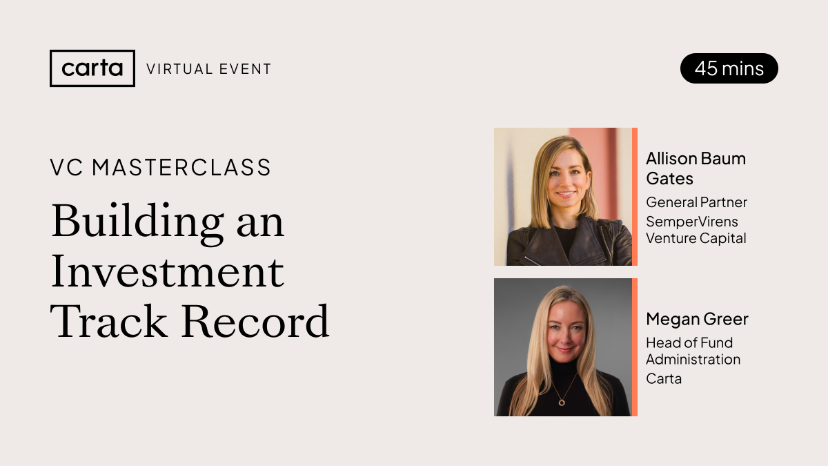 Building an Investment Track Record VE