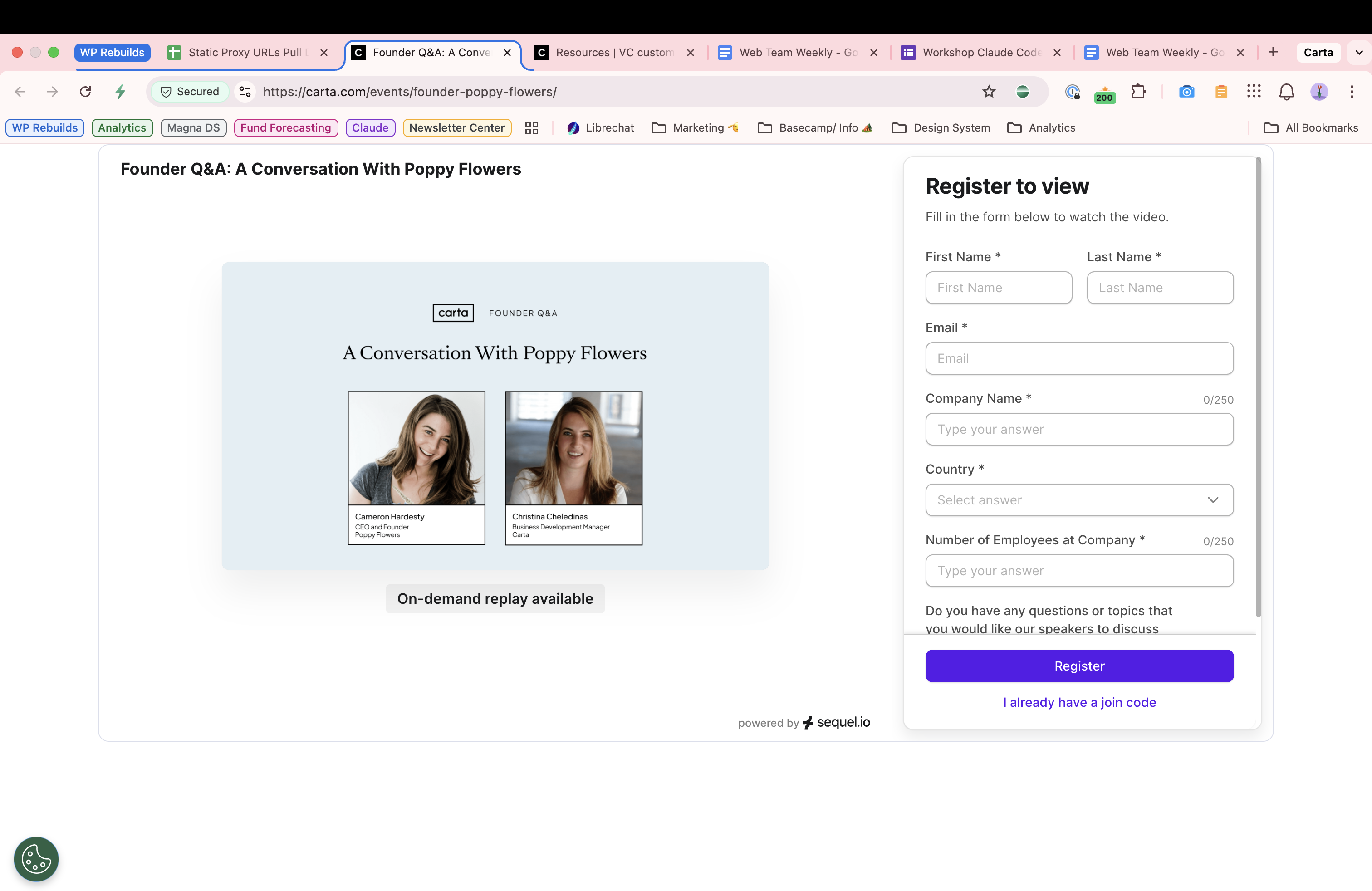 Founder Q&A: A Conversation With Poppy Flowers