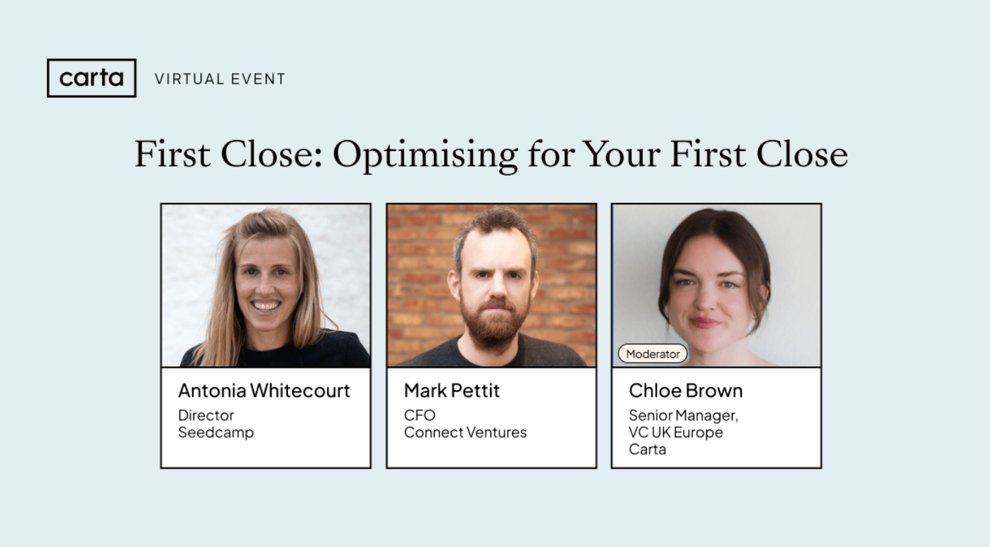 First Close: Optimising for Your First Close