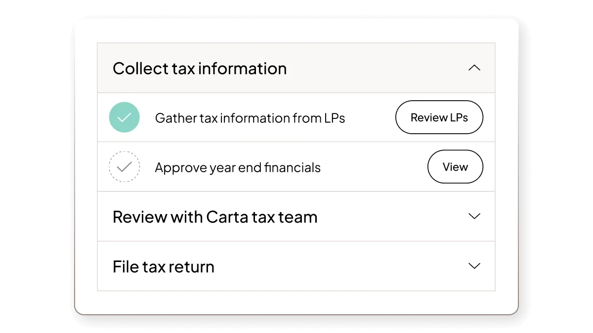 Fund Ops UI | Feature | Product Page |  "Fund Tax" | Global