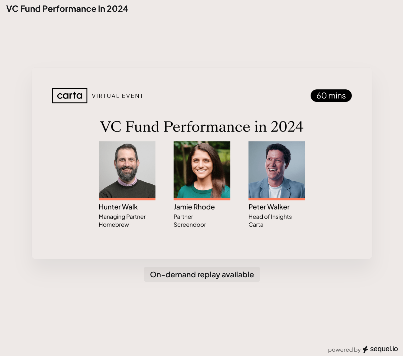 VC Fund Performance in 2024