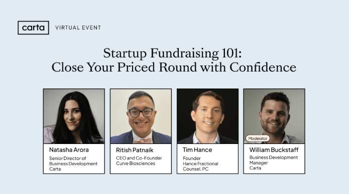 [Bonus Event] Startup Fundraising 101: Close Your Priced Round with Confidence