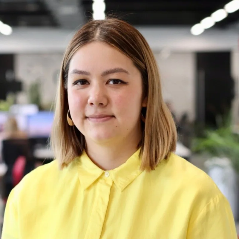 Headshot of Rebecca McKenzie, head of Legal at Codat.