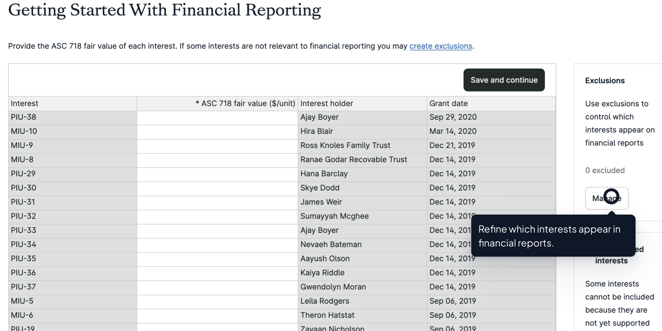 Tour Asset | PE PortCo Management | Manage Financial Reporting