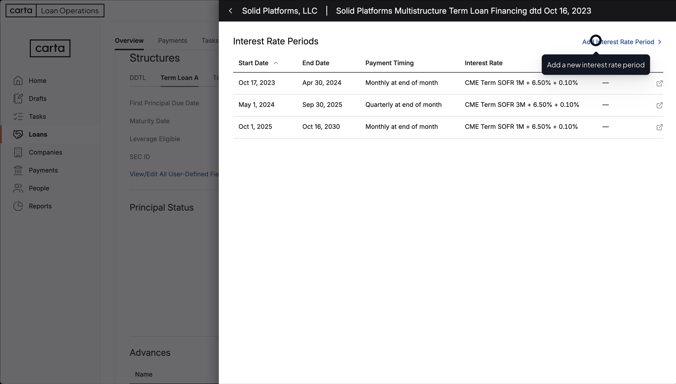 Tour Asset | Private Credit - Loan Operations | Manage and Amend Loan Terms Thumbnail