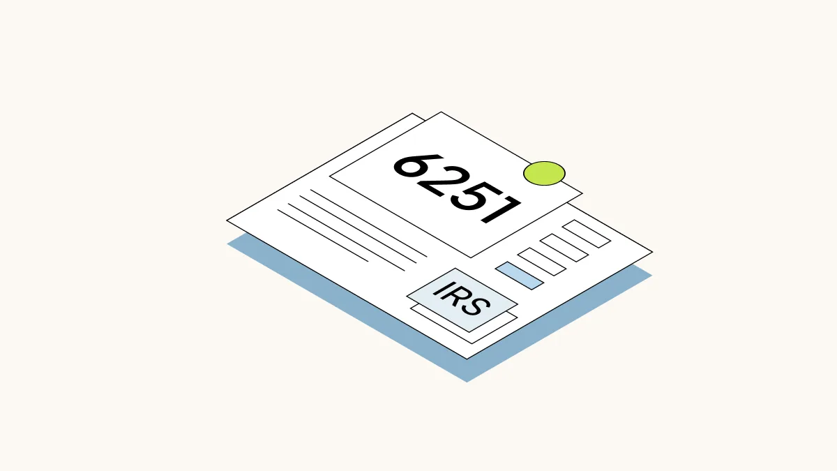 Form 6251 and AMT