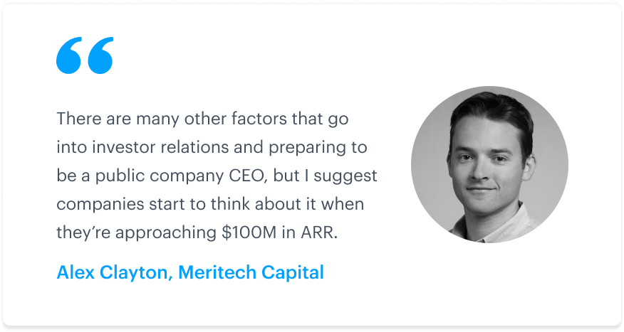 SaaS company valuations, metrics, and IPOs: An interview with Alex Clayton of Meritech Capital