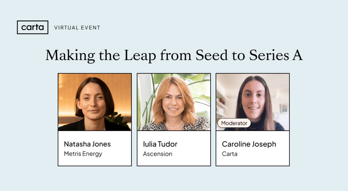 Equity Essentials: Making the Leap From Seed to Series A
