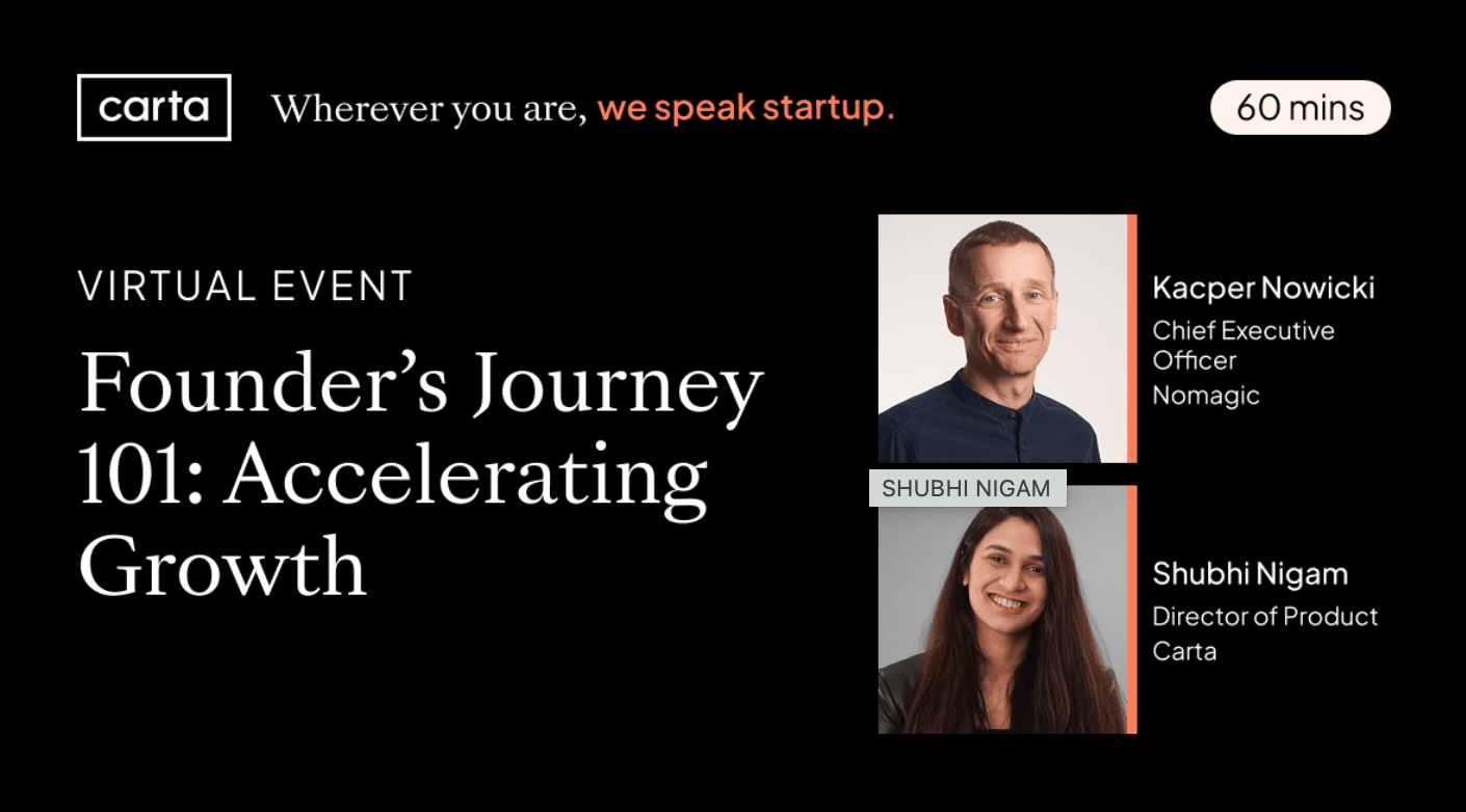 Founder's Journey 101: Accelerating Growth