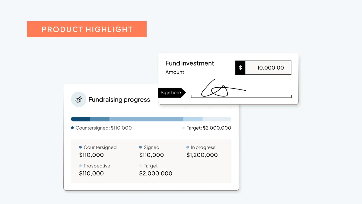 Manage fundraising end to end and stay aligned with your LPs