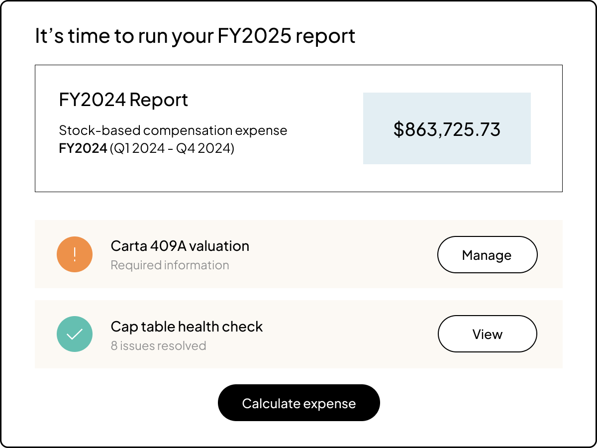 Financial Reporting UI | Product Page | "Generate reports, your way"