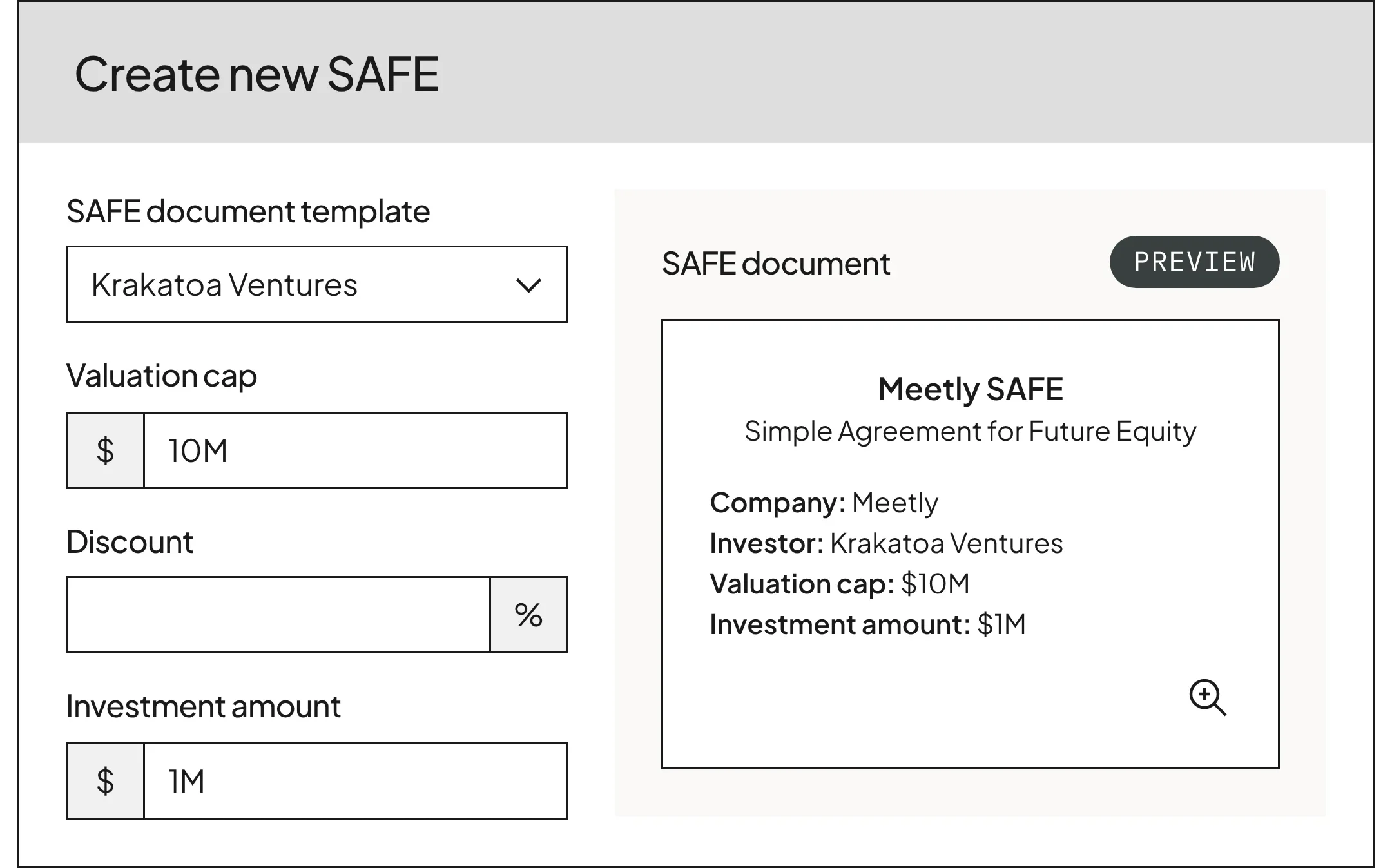 SAFES UI | Product Page |  "Generate, send and sign - efficiently"