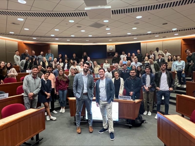 Guest Lecturing on Founder Equity at Harvard Business School