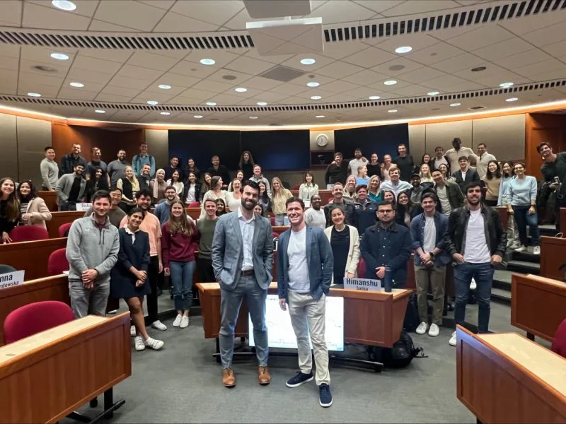 Guest Lecturing on Founder Equity at Harvard Business School