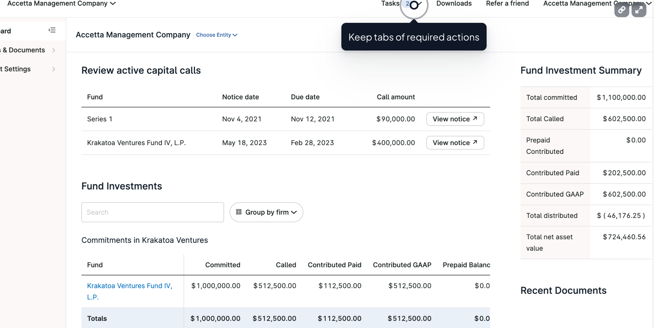 Tour Asset | VC |  Service LPs