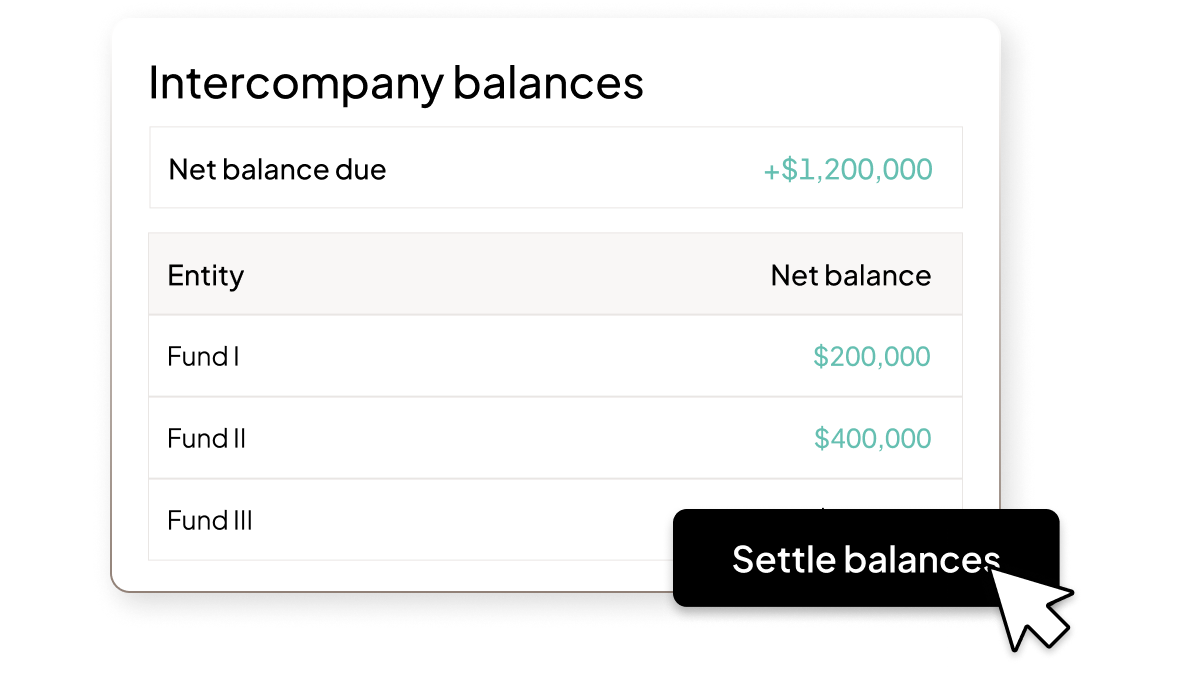 ManCo UI | Feature |  "Intercompany balance clearing" | US 
