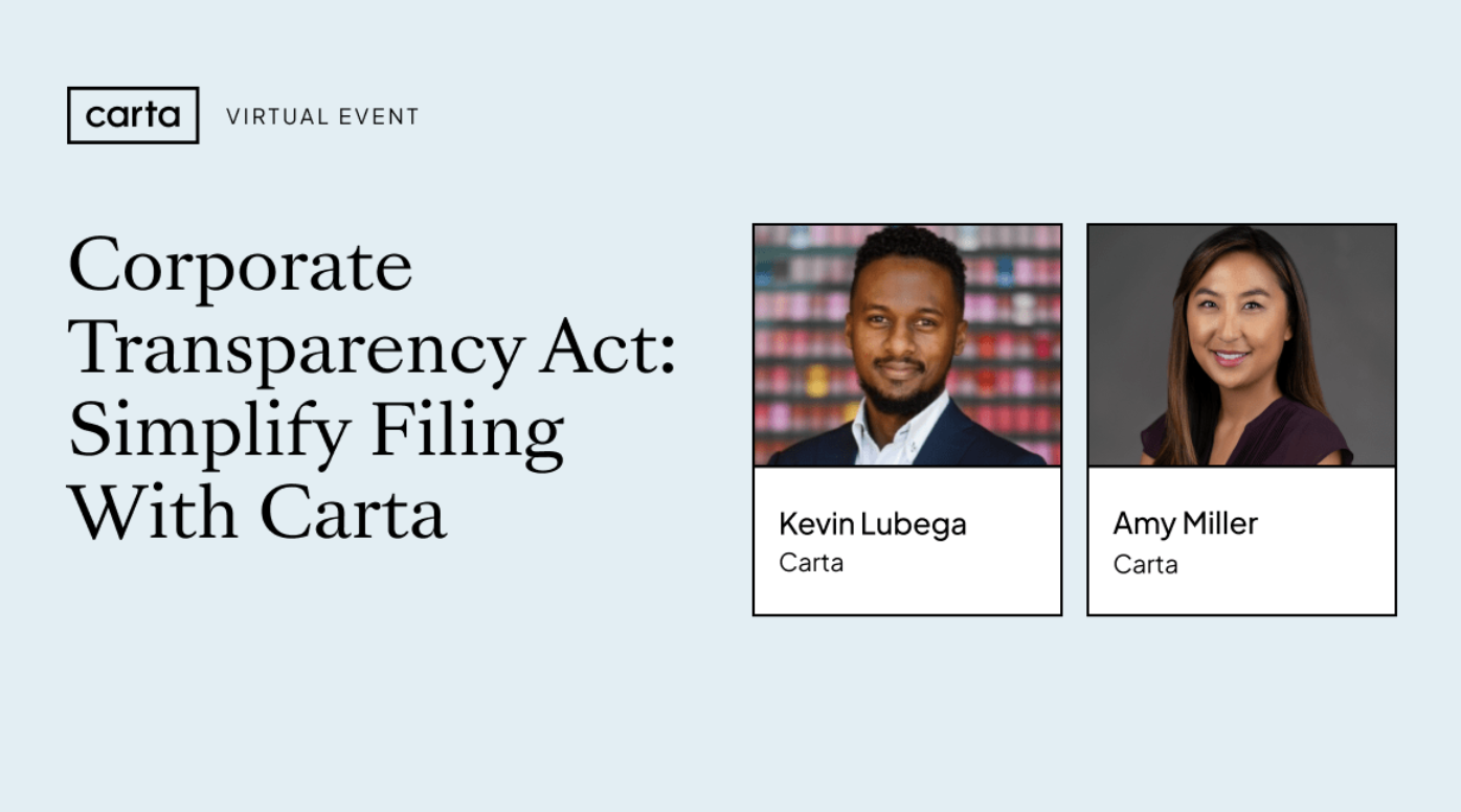 Corporate Transparency Act: Simplify Filing With Carta