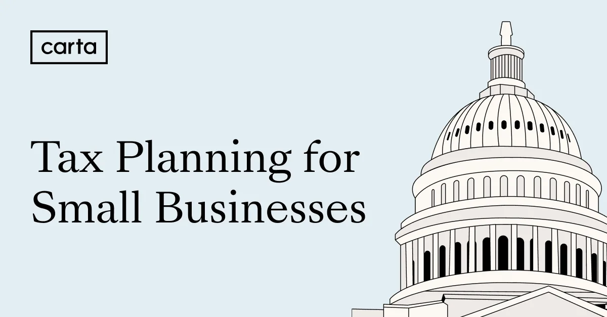 Tax planning for small businesses