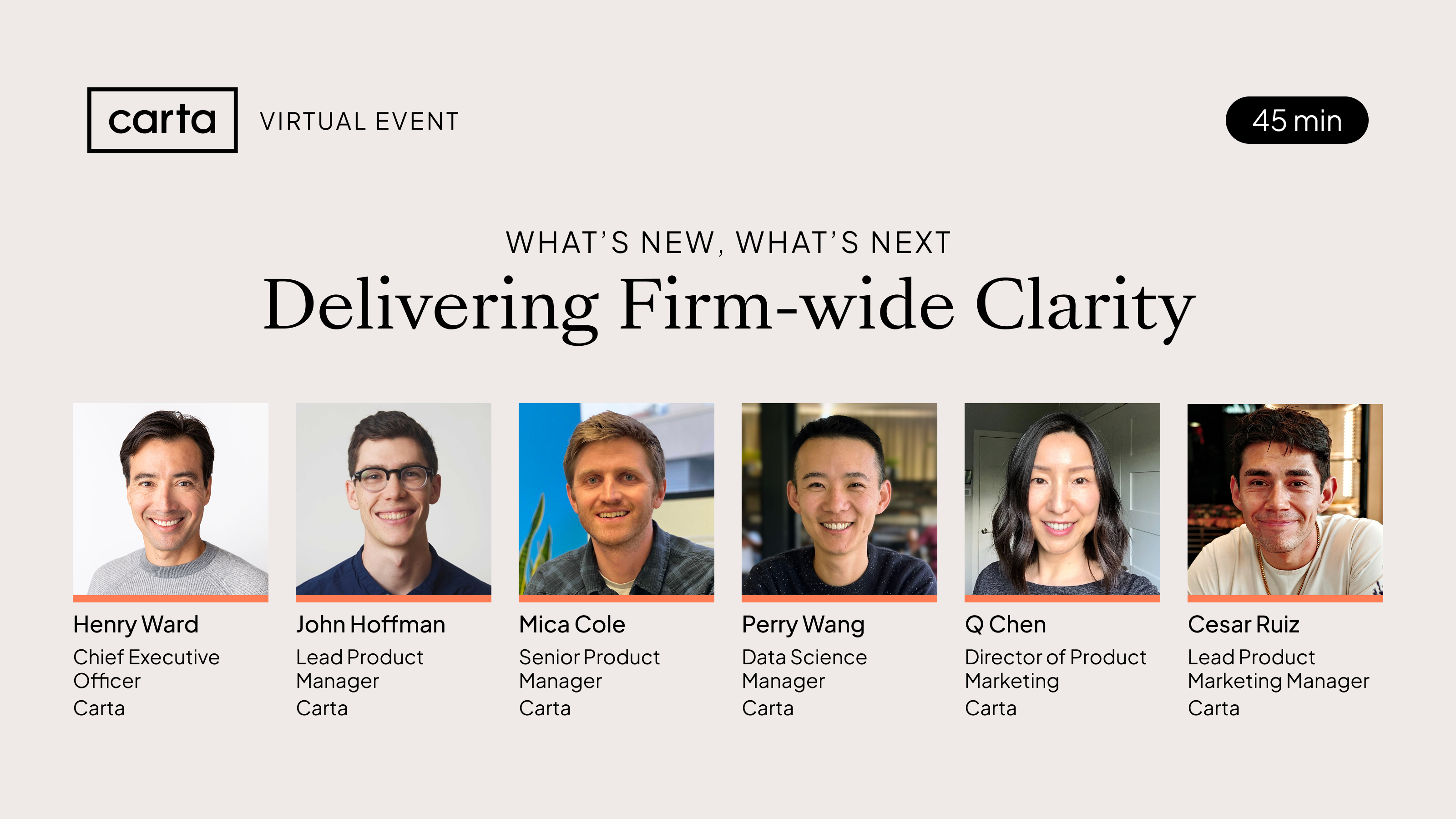 What's New, What's Next: Delivering Firm-wide Clarity