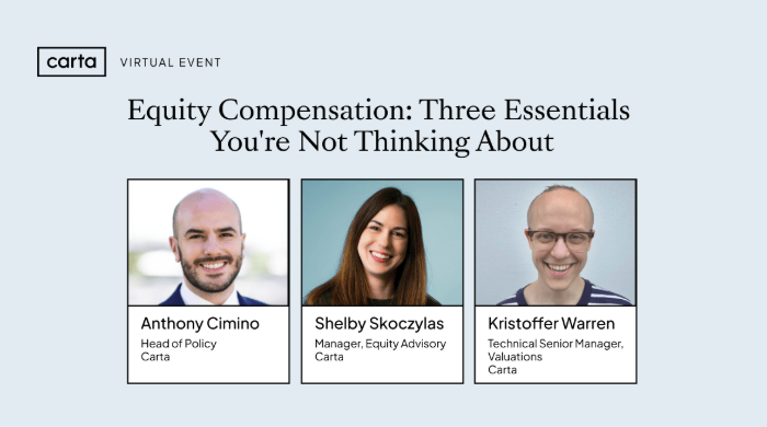 Equity Compensation: Three Essentials You're Not Thinking About