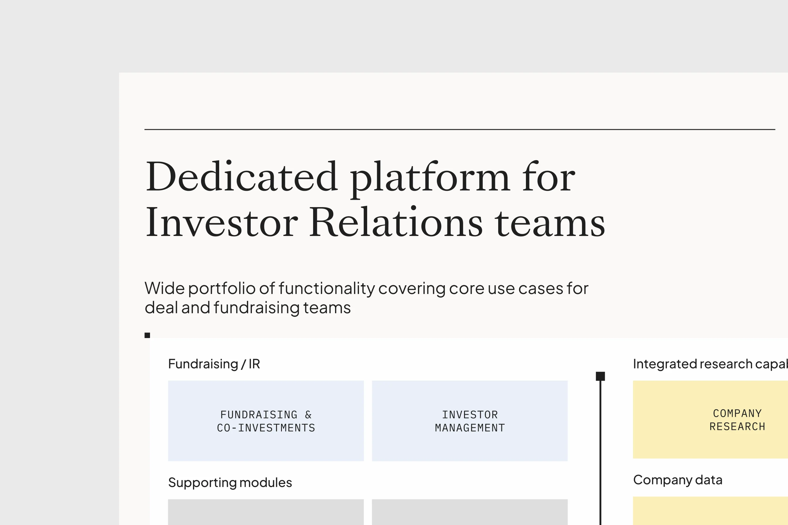 Your dedicated investor relations platform image