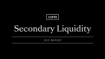 The 2021 Carta liquidity report
