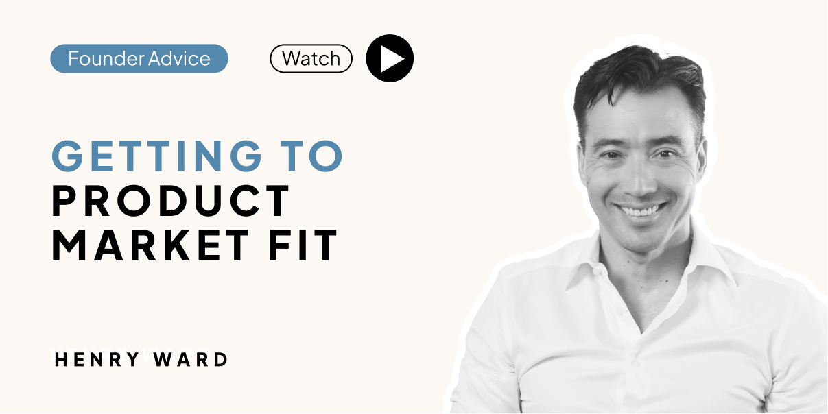 Getting to Product-Market Fit video screenshot