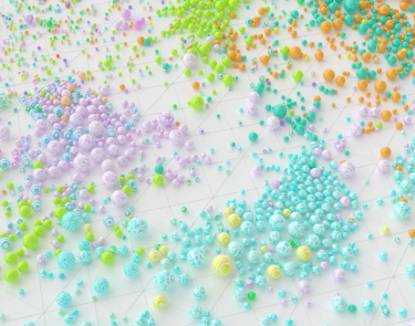 A colorful, data-powered visualization offers a surprising picture of how teams truly collaborate. 