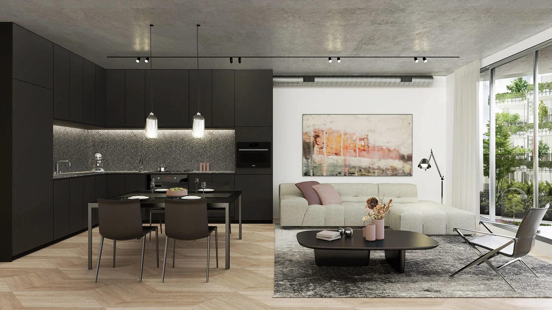 Living Room / Kitchen