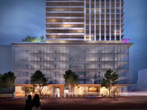 First Light, Workspace Podium & Residential Lobby Entrance