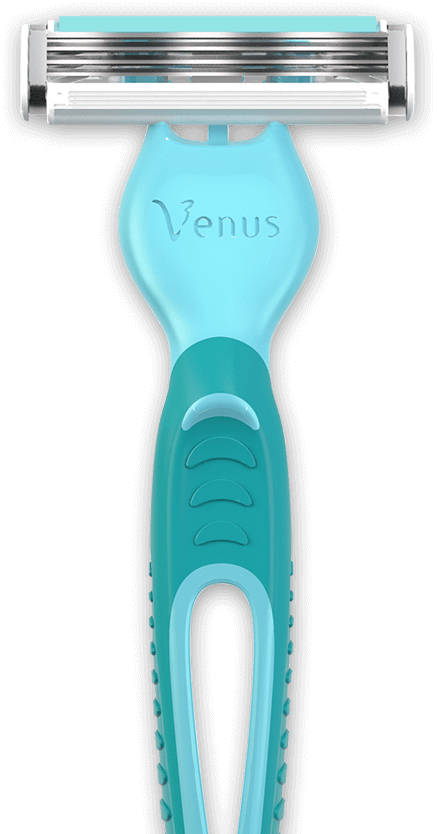 Rasoir jetable Gillette Venus Simply Gillette Venus 3: 3 lames fines confortables, Bande lubrifiante SkinElixir pour une glisse facile et Manche à revêtement souple