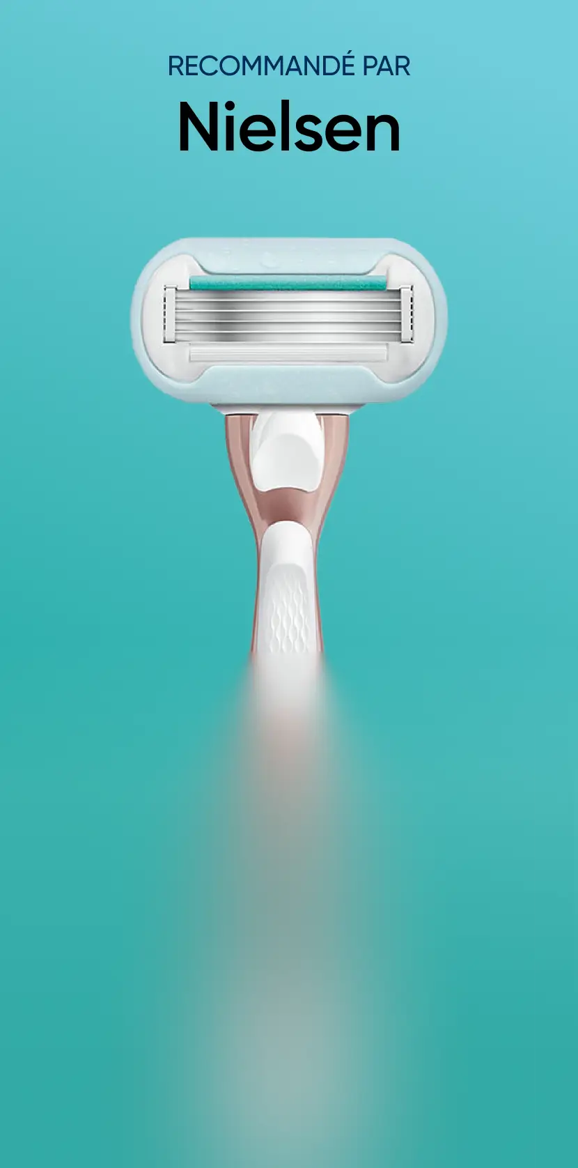 Le rasoir Gillette Venus a été reconnu par Nielsen comme la marque de rasoirs pour femmes numéro 1 au monde.