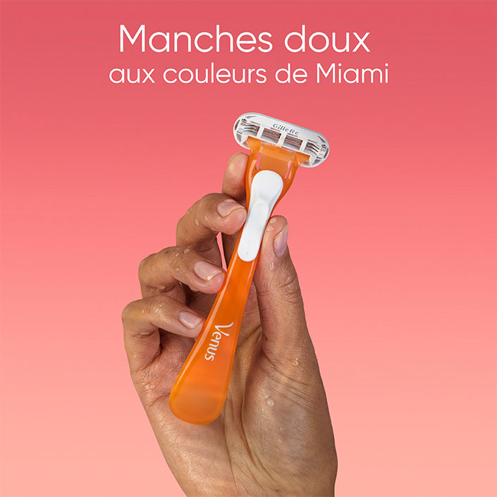 Manches doux aux couleurs de Miami