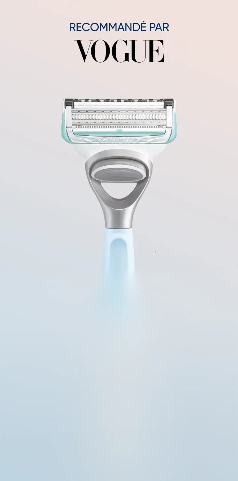 Le rasoir Gillette Venus a été reconnu par Vogue comme le meilleur rasoir pour l'épilation du maillot.
