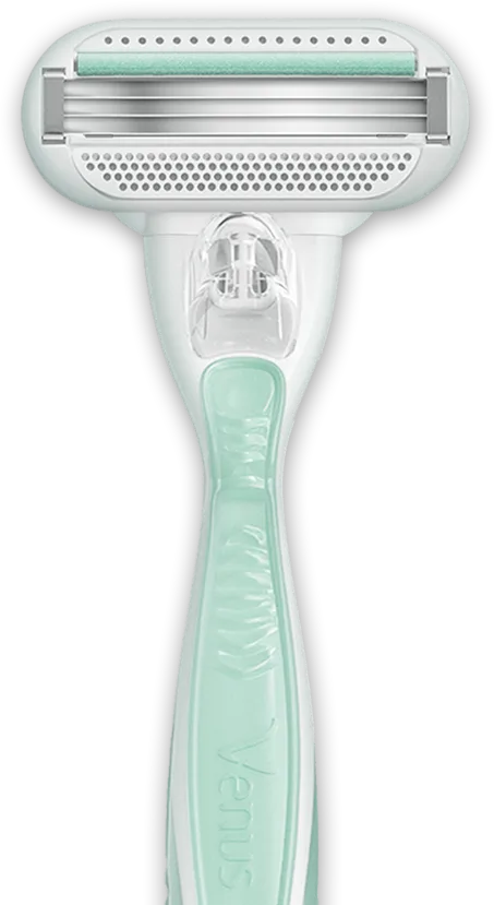 Rasoir Gillette Venus Smooth Sensitive: 3 Lames, Bande lubrifiante SkinCushion et Manche ergonomique