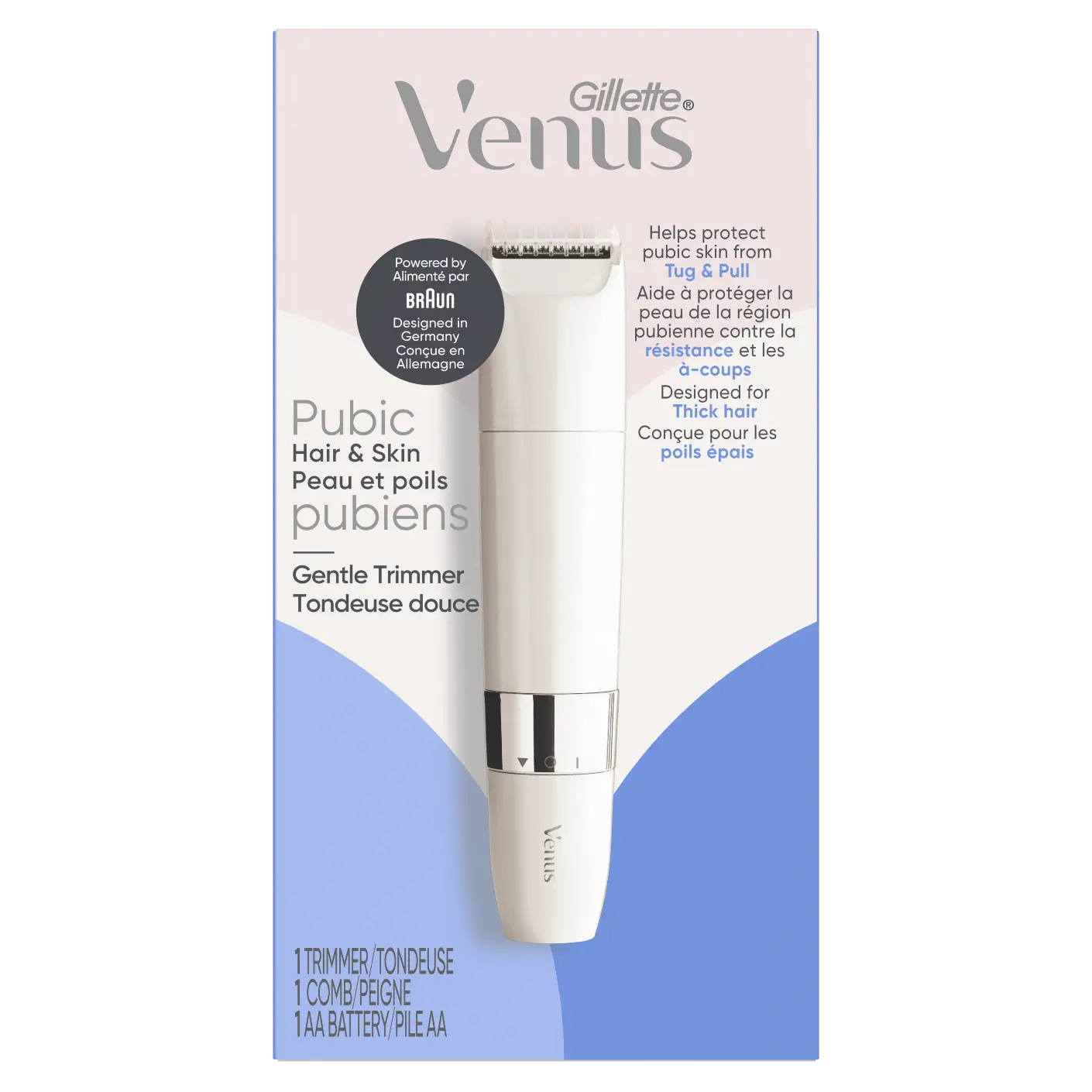 Tondeuse douce pour le Maillot Gillette Venus