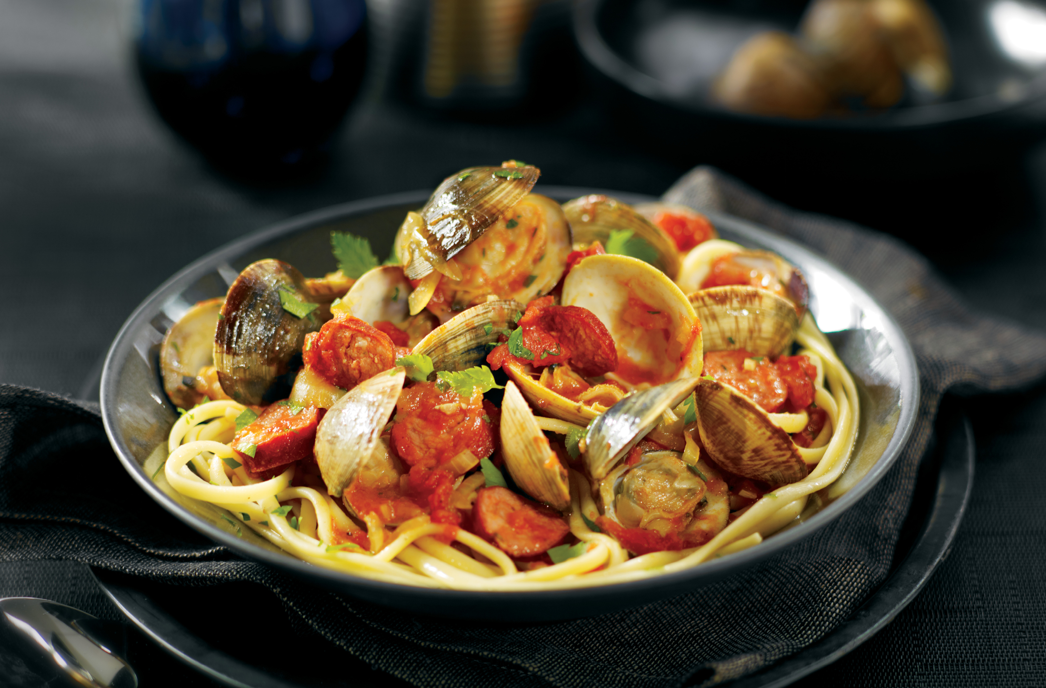 Linguine with Clams and Chorizo | PC.ca