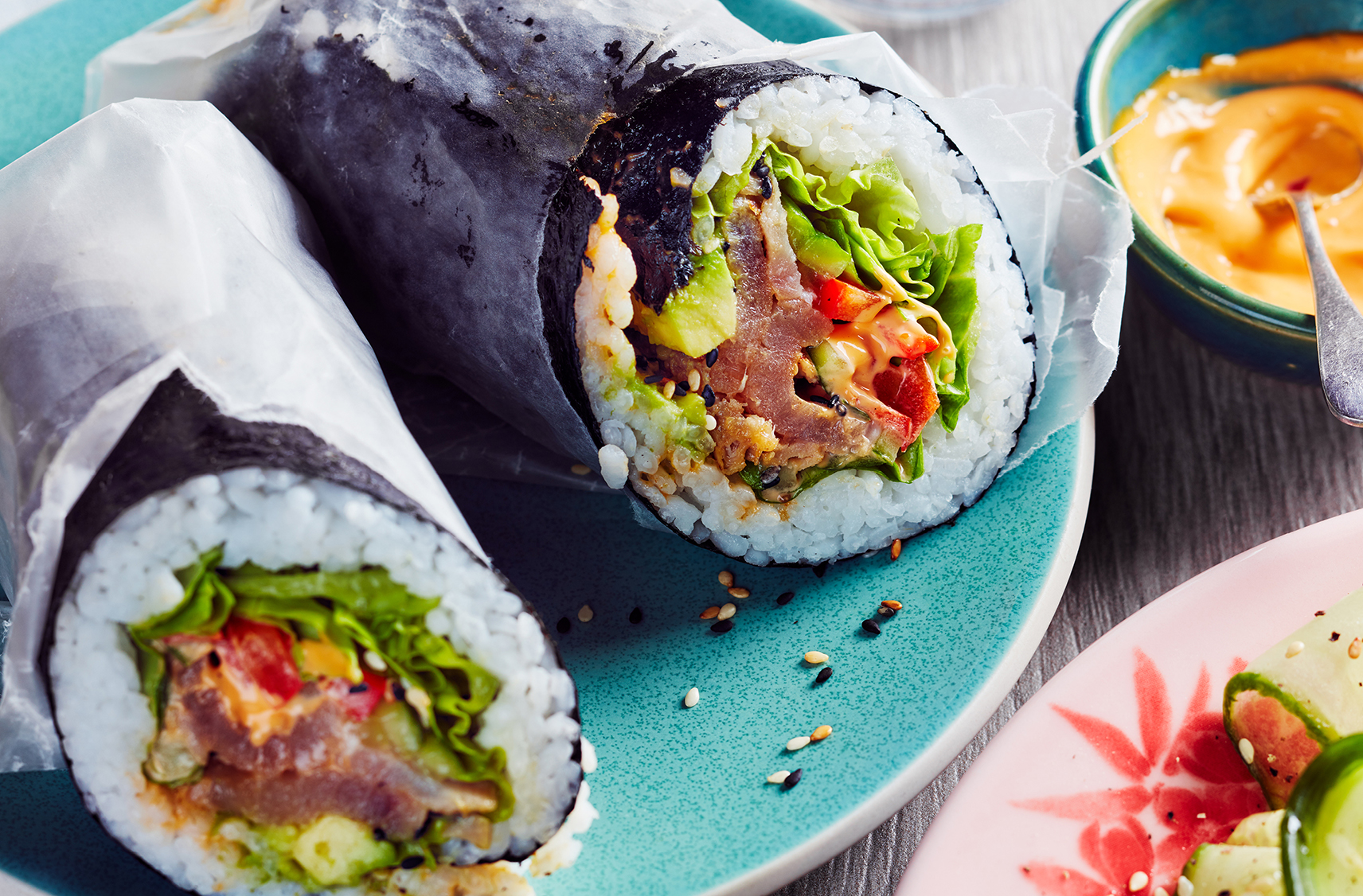 Sushi Burritos With Tuna Tataki Pc Ca