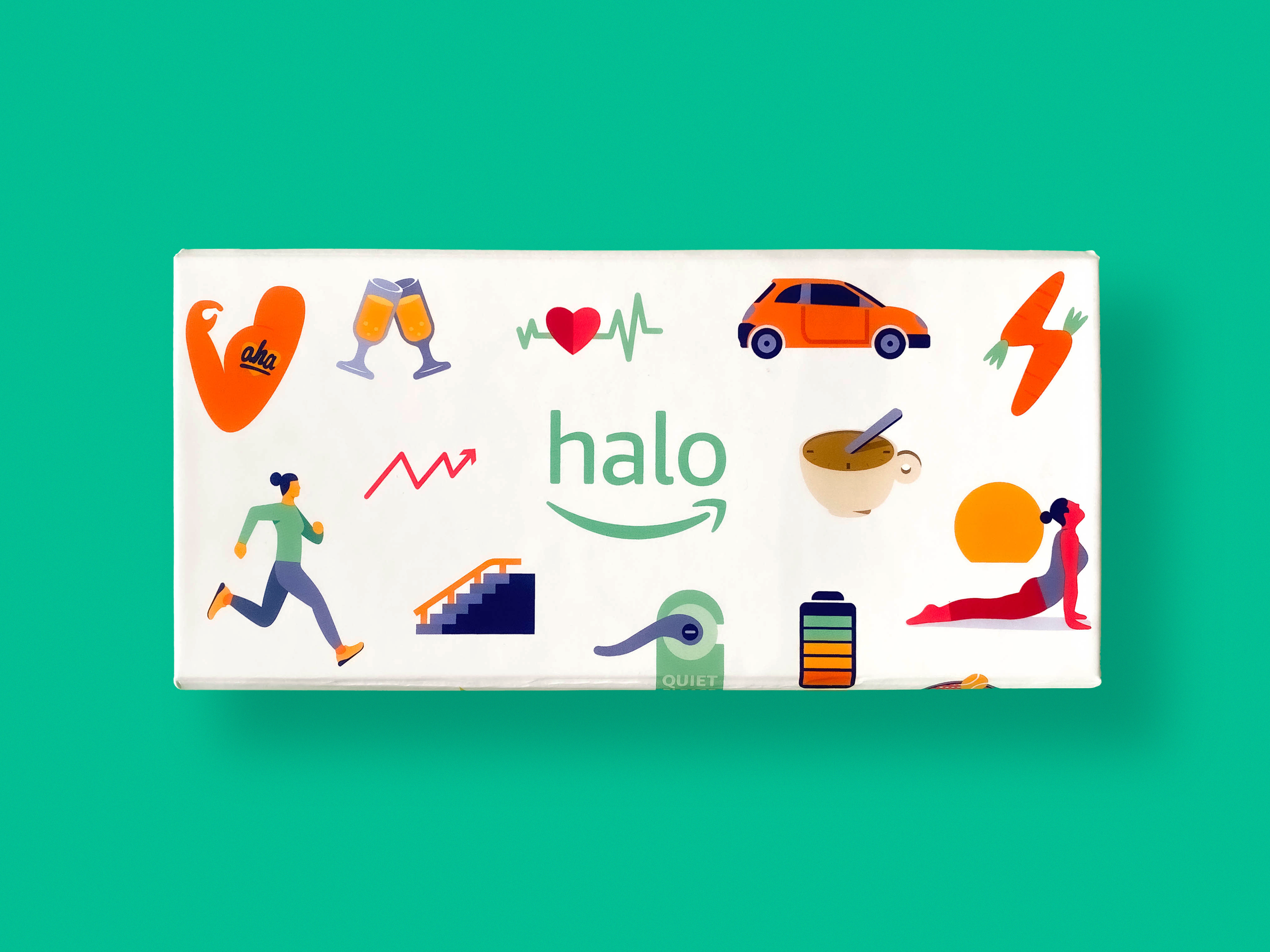 Outcast x Amazon: custom Amazon Halo packaging design by Outcast