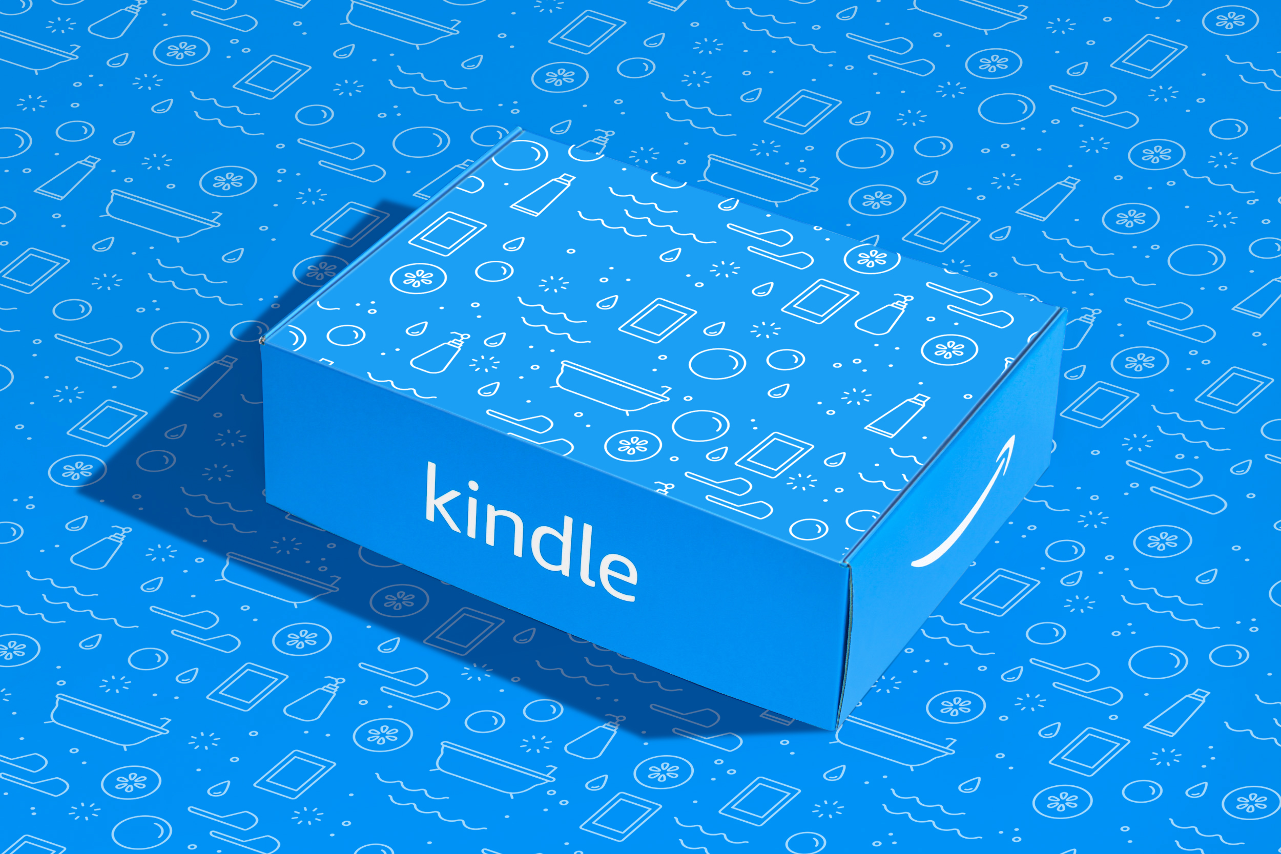 Outcast x Amazon: custom Kindle packaging design by Outcast